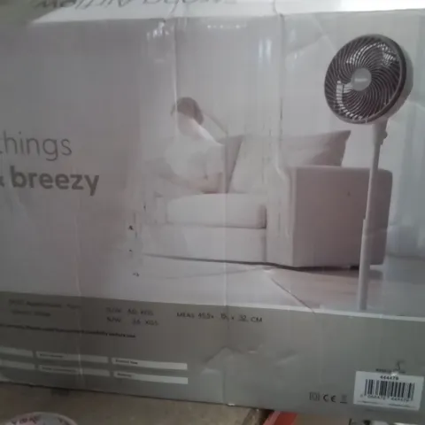 BOXED KEPLIN 10" WHITE OSCILLATING FAN