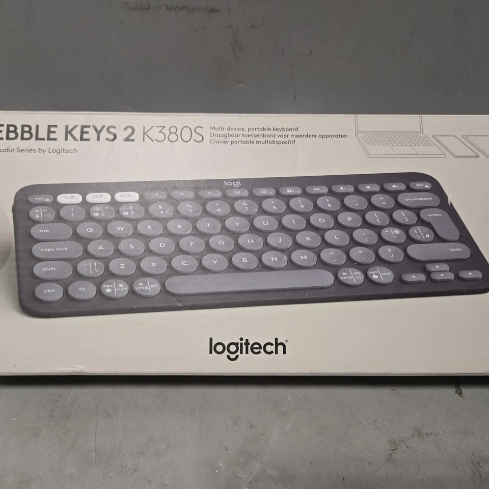 BOXED LOGITECH PEBBLE KEYS 2 K380S KEYBOARD 
