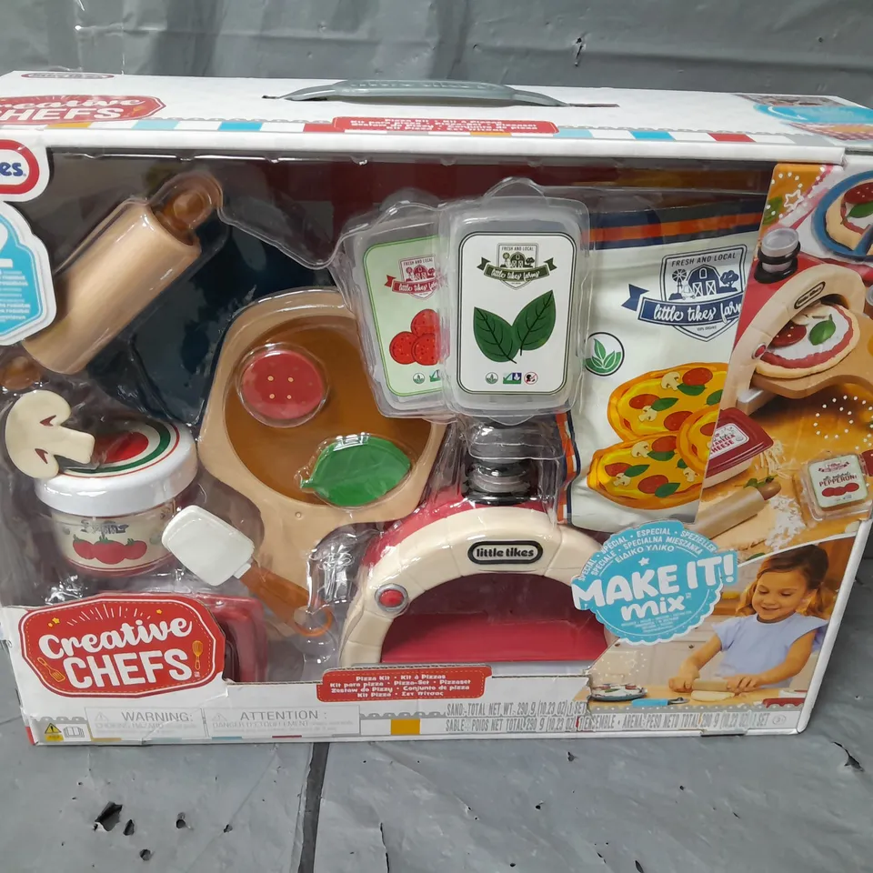 BOXED LITTLE TIKES CREATIVE CHEFS PIZZA KIT