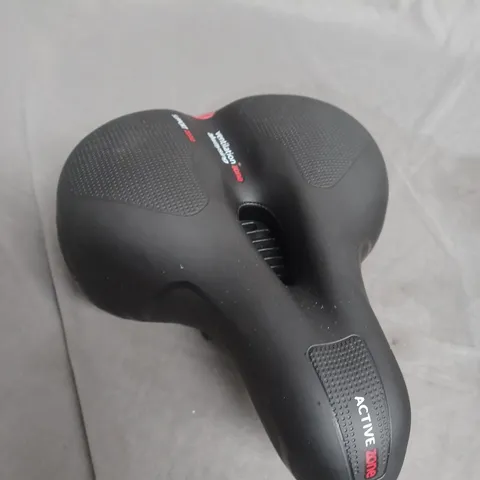 ACTIVE ZONE ERGONOMIC BICYCLE SADDLE – BLACK 