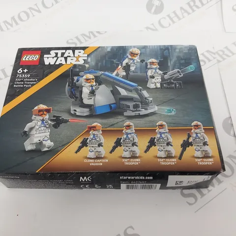 BOXED LEGO STAR WARS 75359 AHSOKA'S CLONE TROOPER BATTLE PACK