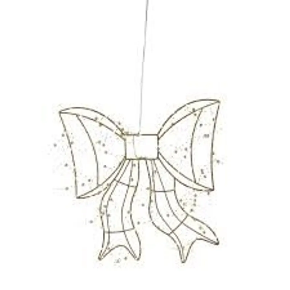 SARA BY SARA DAVIES 40CM PRE LIT BEADED BOW