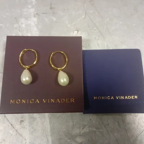 MONICA VINADER HOOP EARRINGS