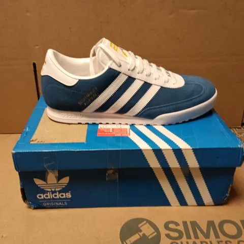 ADIDAS BECKENBAUER B34800 TRAINERS β BLUE SUEDE, UK 10