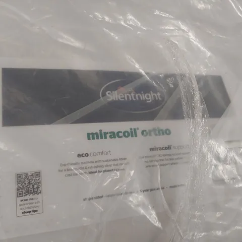 BAGGED SILENTNIGHT COMFORT ORTHO MIRACOIL MATTRESS 6' SUPER KINGSIZE 