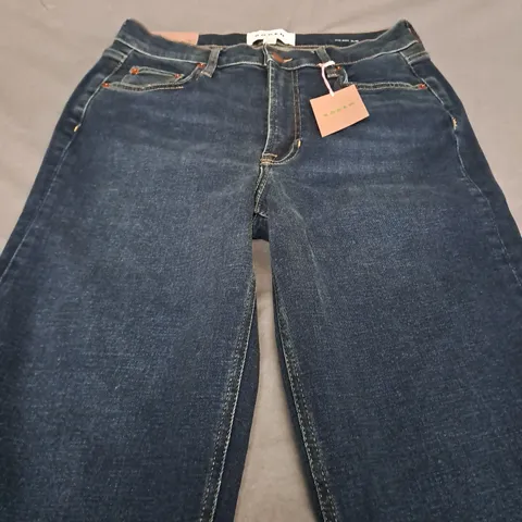 BODEN MID RISE SLIM LEG DARK DENIM JEANS - SIZE W29 L 28