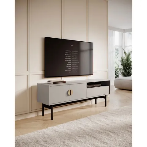 BOXED ANVITHA TV STAND WITH 3 DRAWERS 154 CM (3 BOXES)