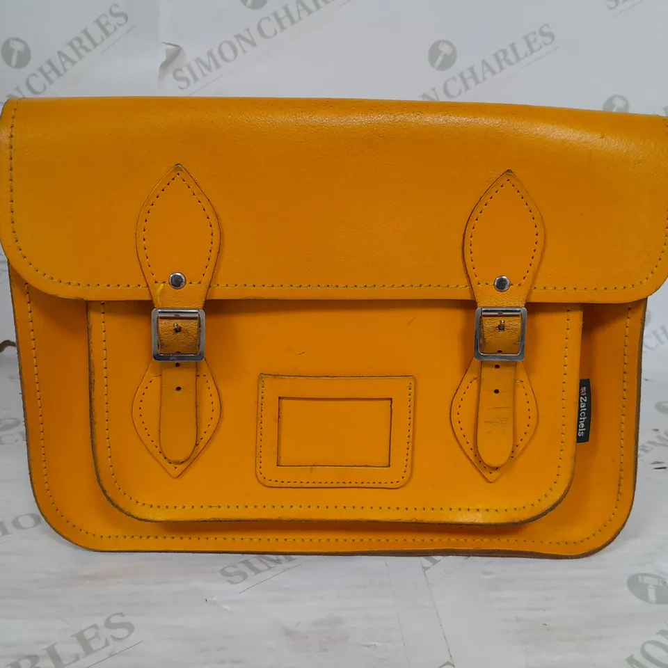 ZATCHELS OVER THE SHOULDER BAG IN YELLOW