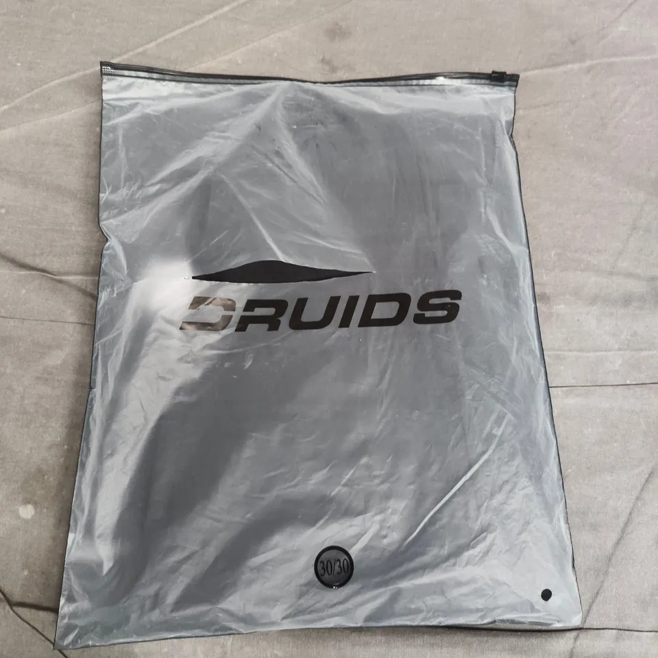 BAGGED DRUIDS MENS GOLF JOGGERS IN BLACK - 30/30