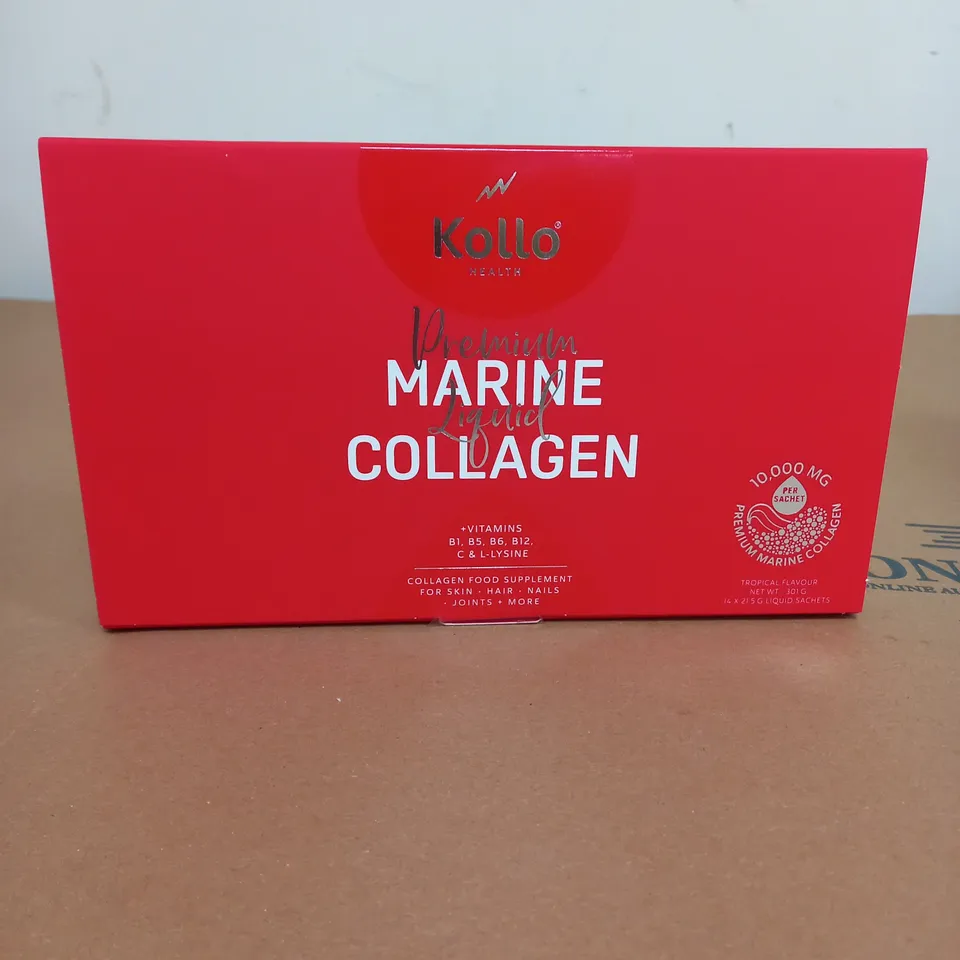 KOLLO HEALTH PREMIUM MARINE LIQUID COLLAGEN 14 SACHETS PER BOX