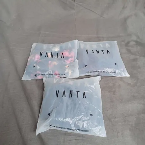 SEALED VANTA X3 ASSORTED BOXER BRIEFS IN SIZE L TO INCLUDE - TROPICAL FLAMINGO - NINJA - PSYCHONAUT