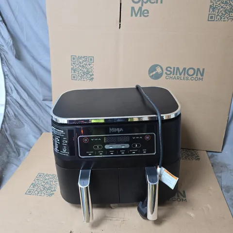 NINJA DUAL ZONE AIR FRYER – BLACK, 2 BASKETS 