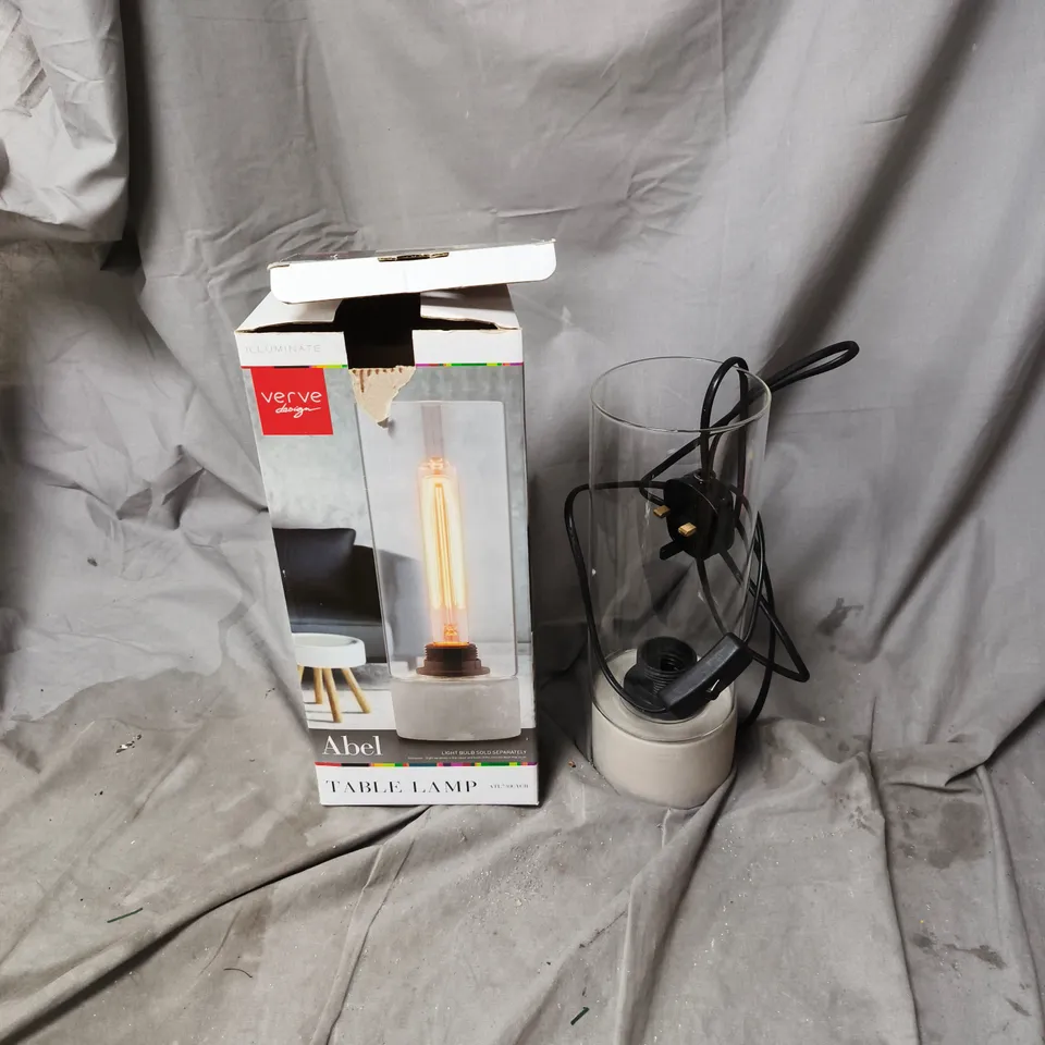 ABEL TABLE LAMP – EDISON-STYLE FILAMENT BULB (BOXED)