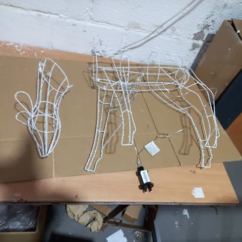 OUTDOOR LIGHT UP DEER DECORATION