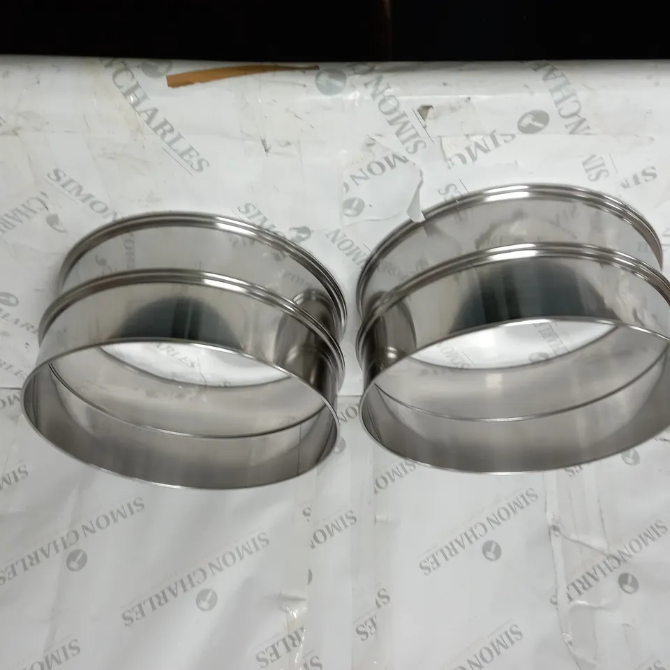 BOXED 8 SILVER EXTENSION RINGS