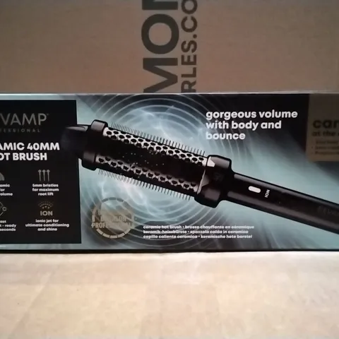 BOXED REVAMP PROFESSIONAL CERAMIC 40MM HOT BRUSH BR-1400A-GB