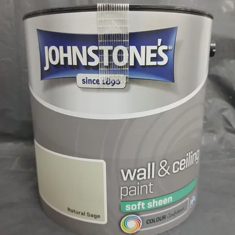 JOHNSTONE'S WALL & CEILING PAINT - NATURAL SAGE - 2.5L - COLLECTION ONLY