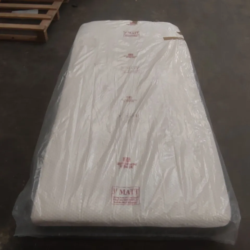 QUALITY BAGGED EMMA 3' SINGLE MATTRESS