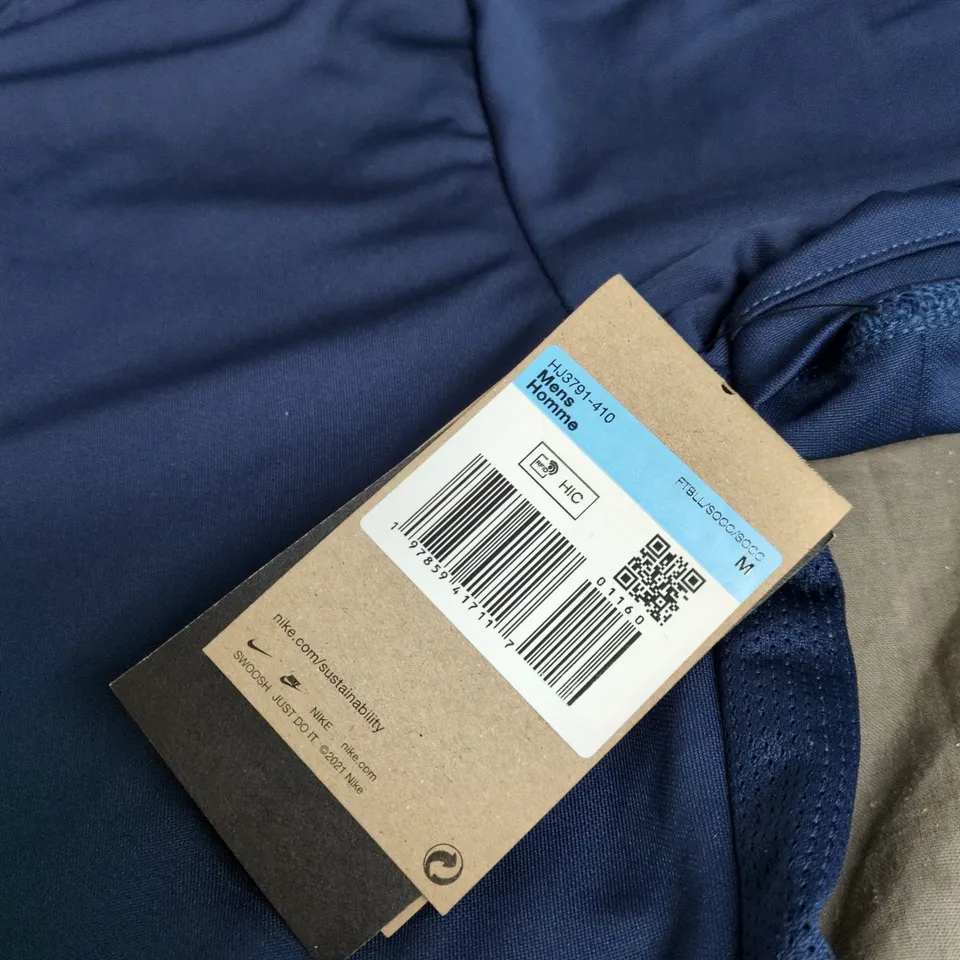 NIKE NAVY BLUE TRAINING TOP – SIZE M (MEN'S)