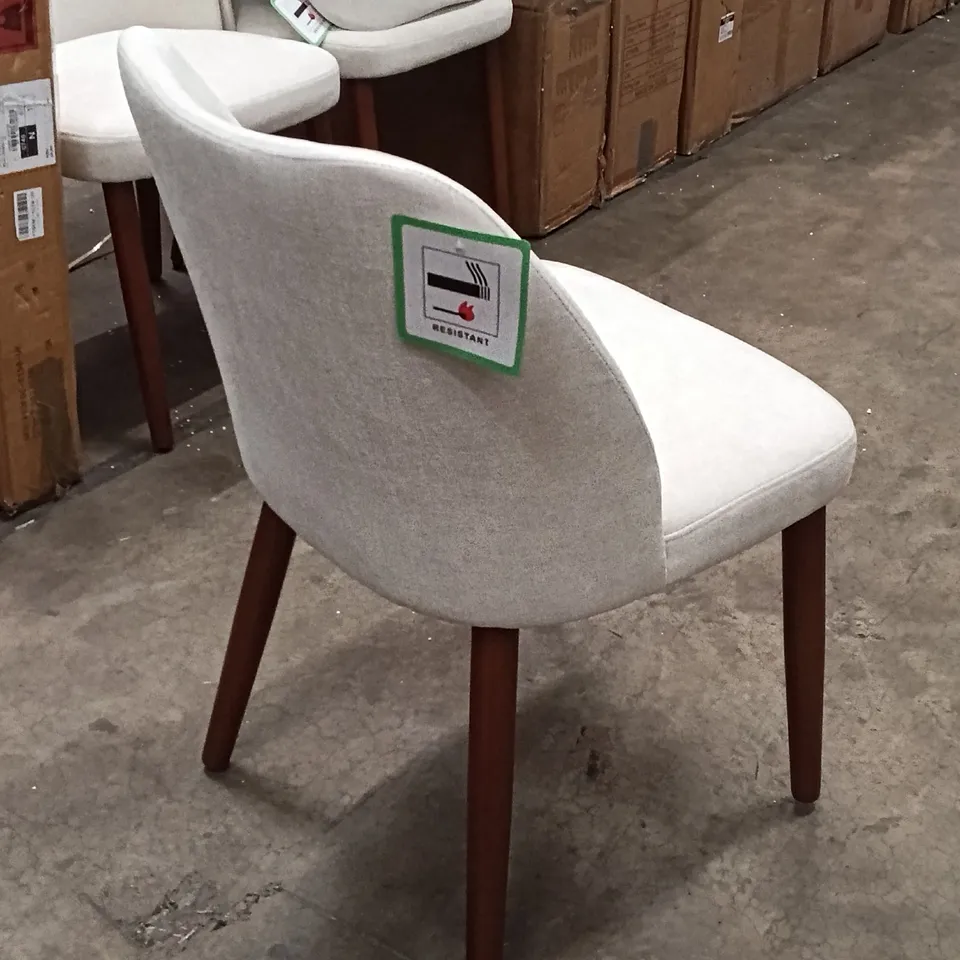 WEST ELM WAYNE DINING CHAIR (SET OF 4) - BEIGE 