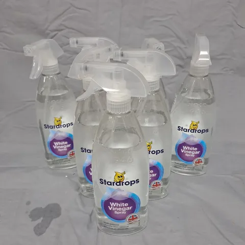 lot of approximately 7 bottles of stardrops white vinegar spray - 750ml per bottle