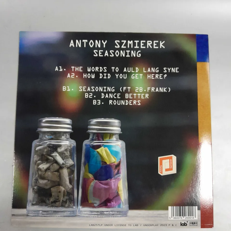 ANTHONY SZMIEREK SEASONING GREEN VINYL