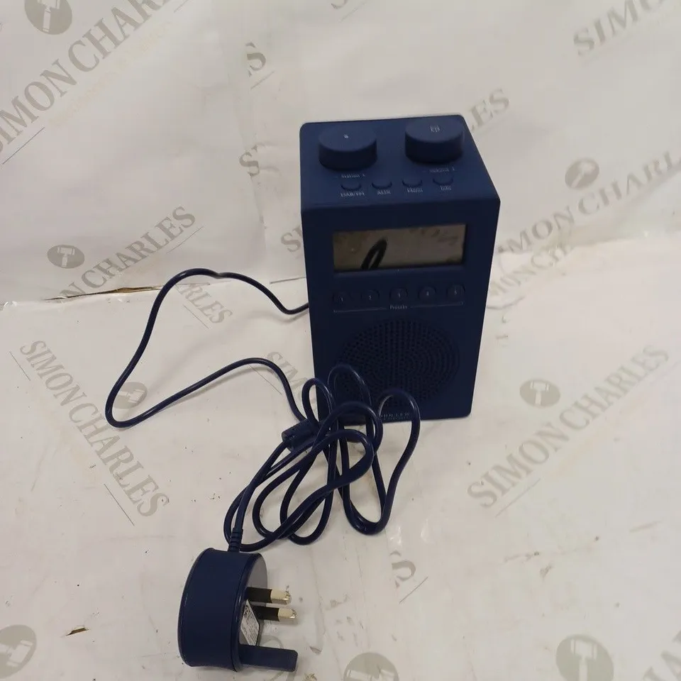 JOHN LEWIS SPECTRUM SOLO PORTABLE DAB+/FM DIGITAL RADIO, BLUE