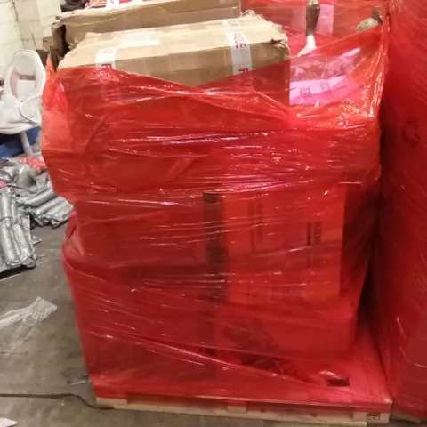 PALLET OF ASSORTED HOUSEHOLD GOODS AND PRODUCTS TO INCLUDE; OFFICE CHAIR, BOXED FURNITURE ETC