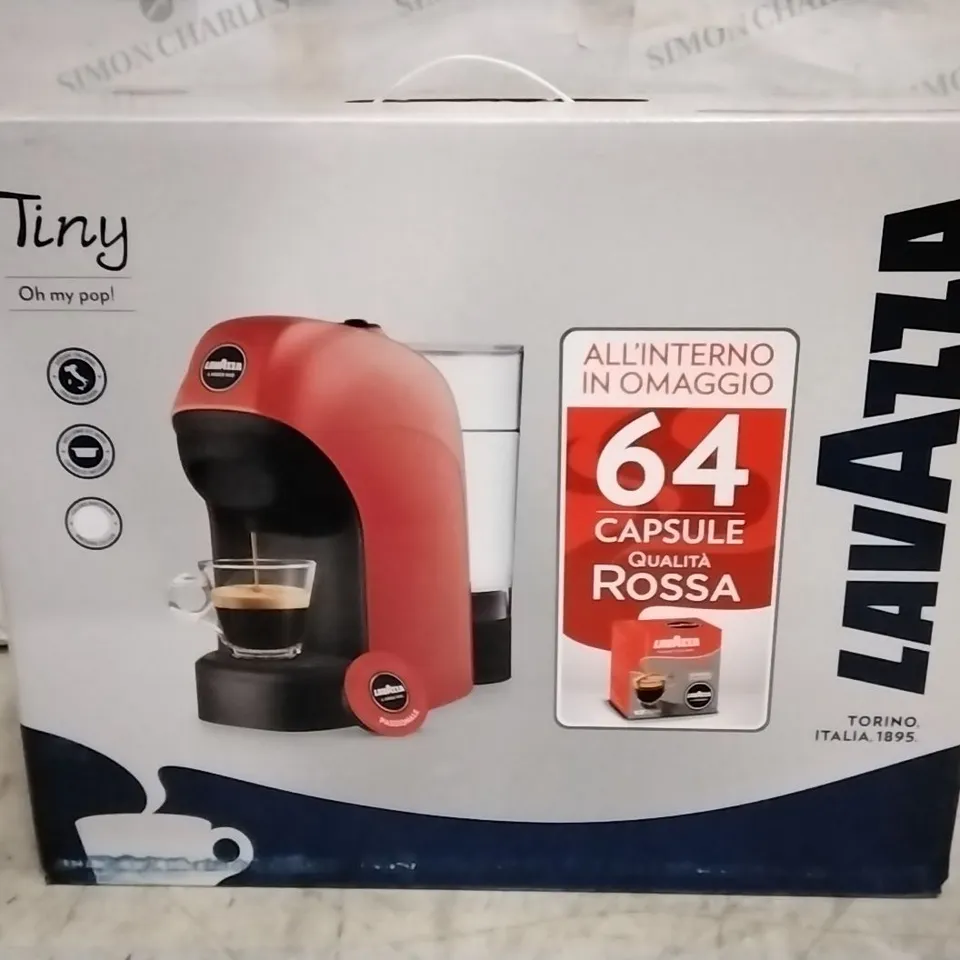 BRAND NEW BOXED LAVAZZA TINY ESPRESSO COFFEE MACHINE 