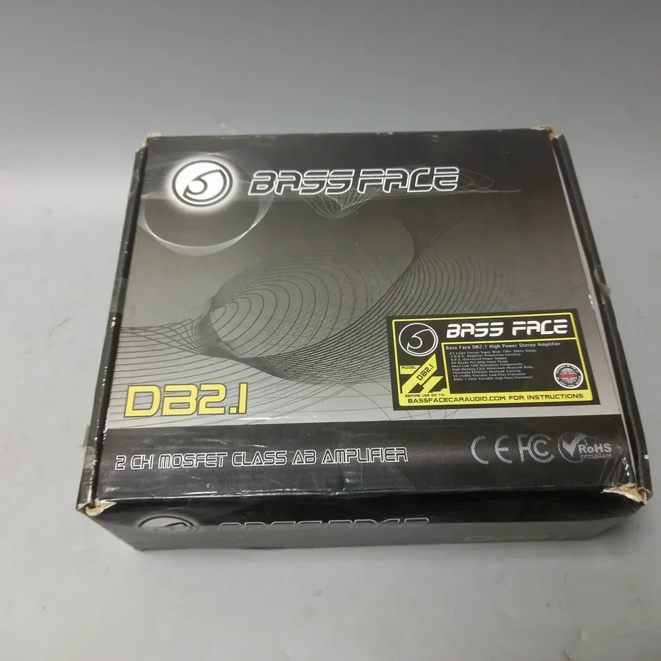 BOXED BASSFACE DB2.1 2CH MOSFET CLASS AB AMPLIFIER 
