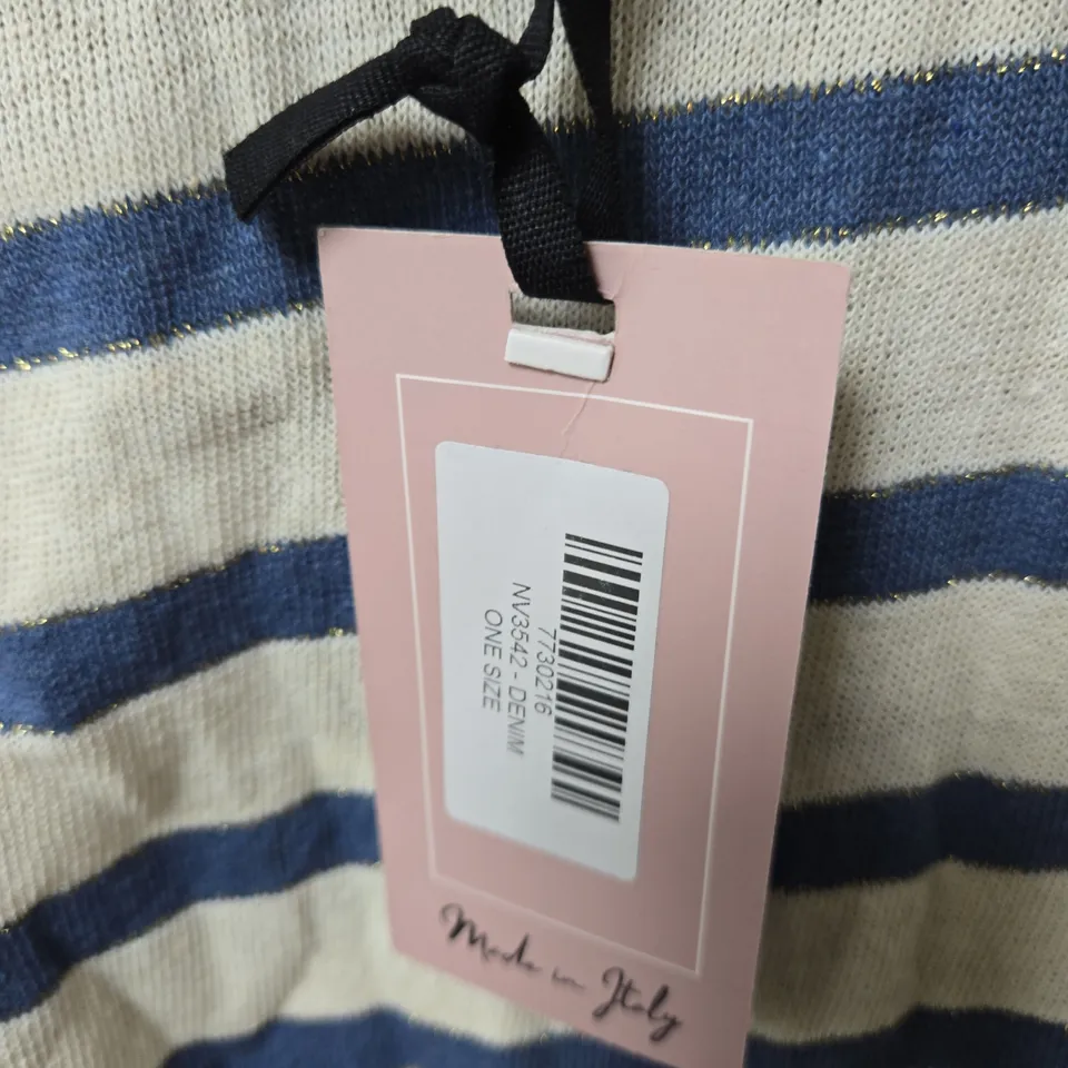 MISUMI WOMEN'S BRETON STRIPE KNIT TOP – MADE IN ITALY