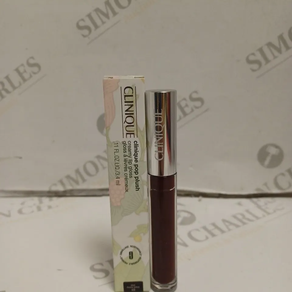 BOXED CLINIQUE POP PLUSH LIP GLOSS. 