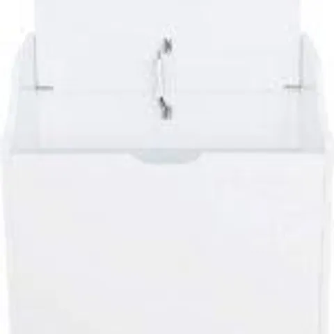 LLOYD PASCAL PORTLAND LAUNDRY HAMPER - WHITE