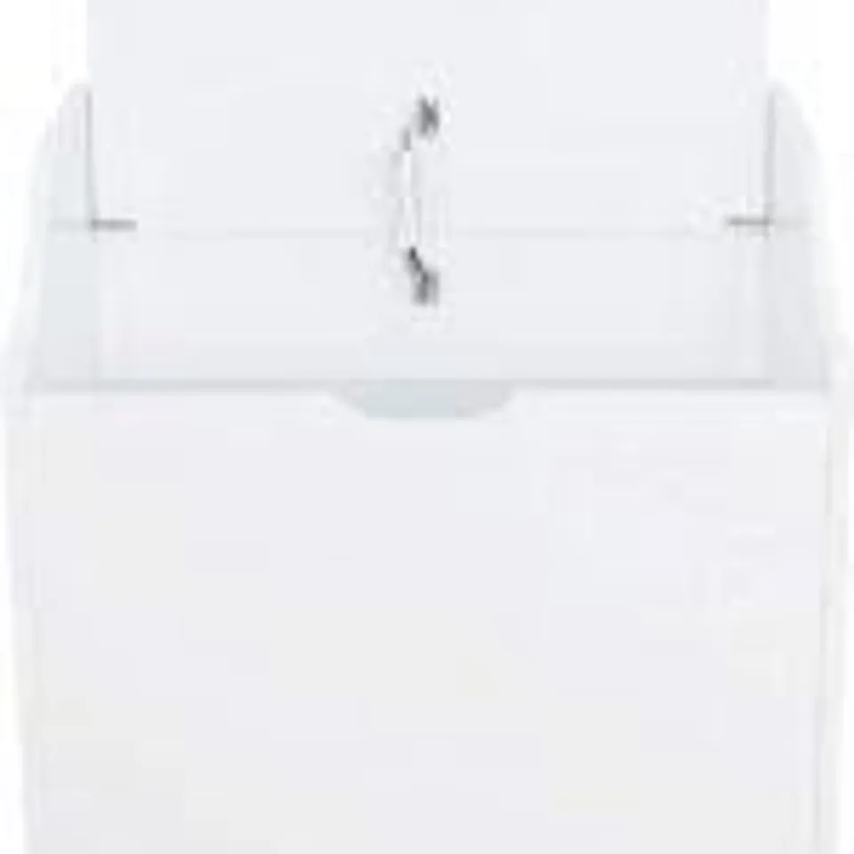 LLOYD PASCAL PORTLAND LAUNDRY HAMPER - WHITE