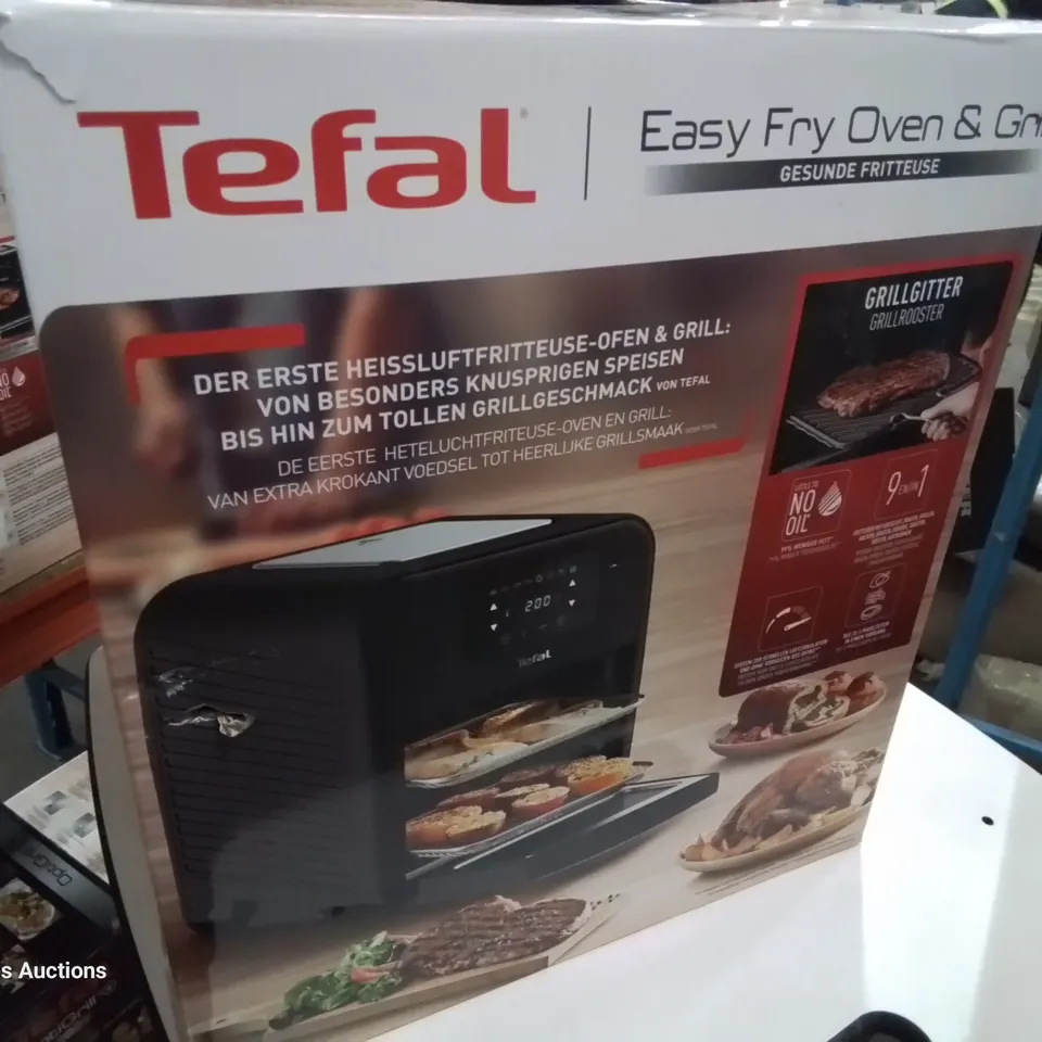 BOXED TEFAL EASY FRY OVEN & GRILL 9 IN 1