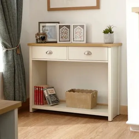 BOXED LANCASTER CONSOLE HALL TABLE - GREY (1 BOX)