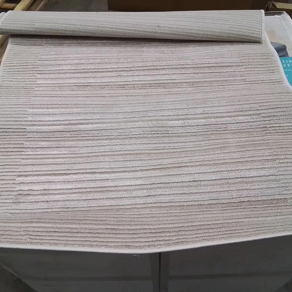 STRIPED AREA RUG 80×150CM 