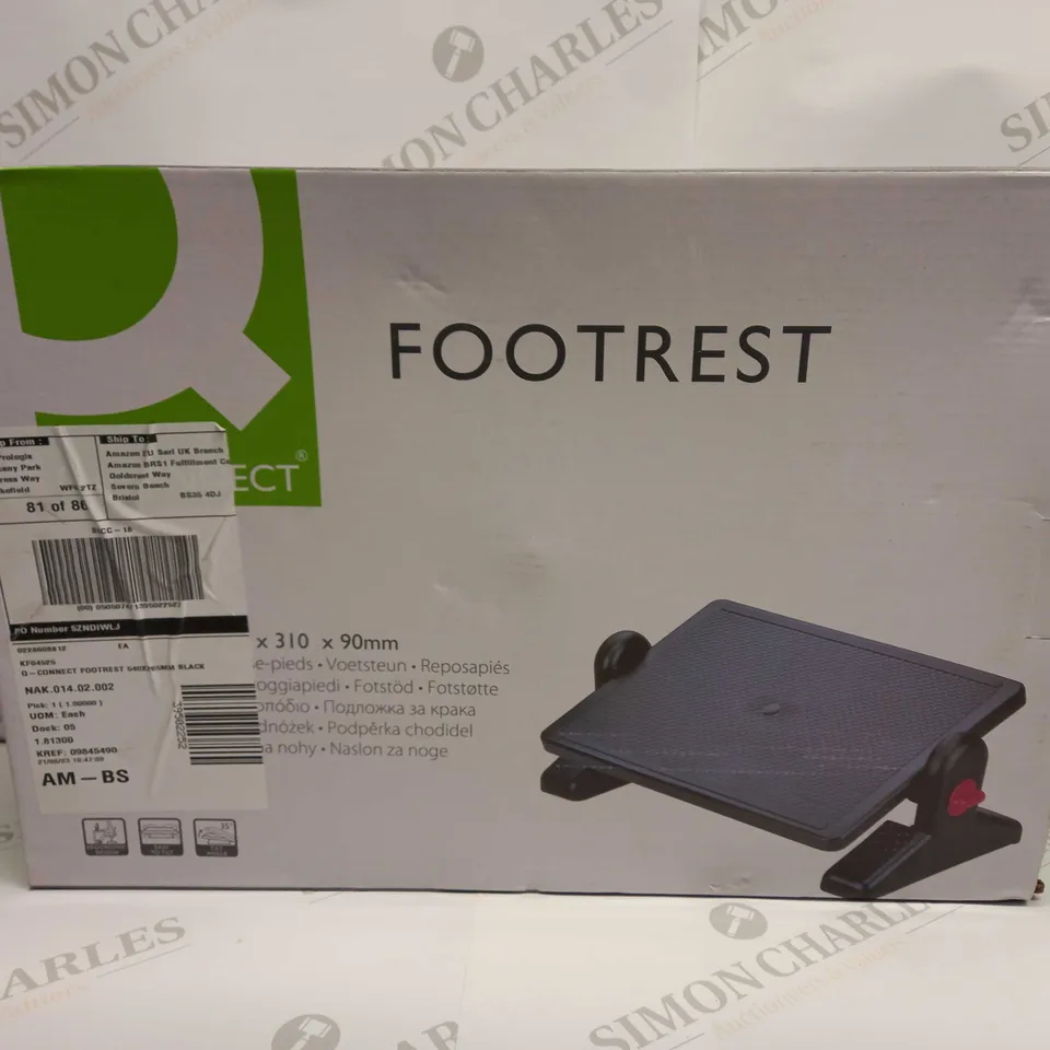 BRAND NEW BOXED Q-CONNECT FOOTREST