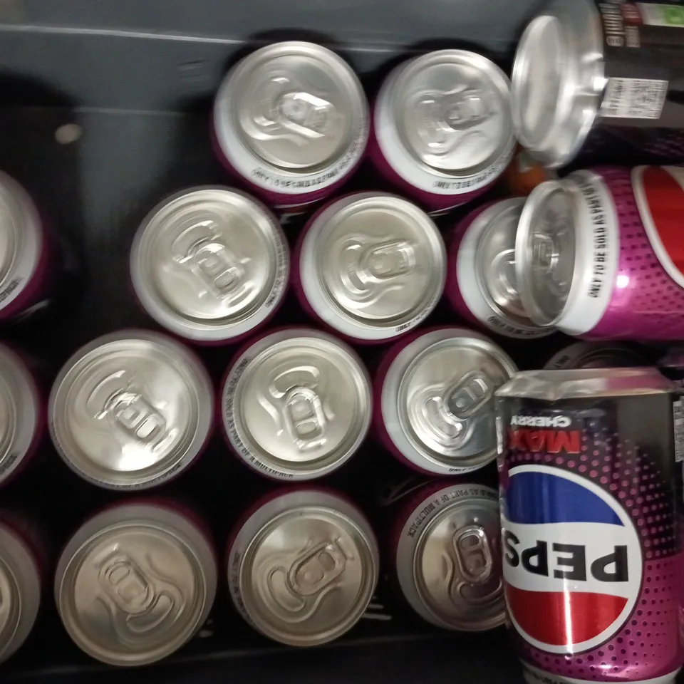 APPROXIMATELY 10 ASSORTED FOOD AND DRINK ITEMS TO INCLUDE NESCAFE, PEPSI, ETC