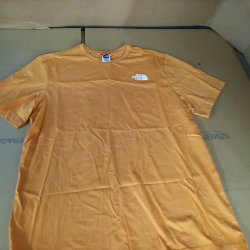 THE NORTH FACE ORANGE CREW T-SHIRT - L/G