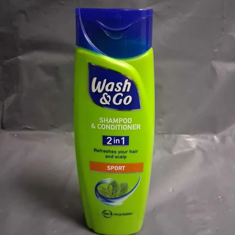 APPROXIMATELY 18 WASH AND GO SHAMPOO AND CONDITIONER 2 IN 1 SPORT 200ML