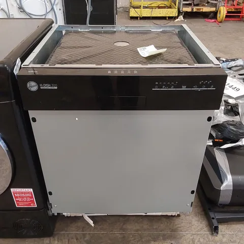 HOOVER H-DISH 300 SEMI-INTEGRATED DISHWASHER, MODEL: HDSN1L380PB-80