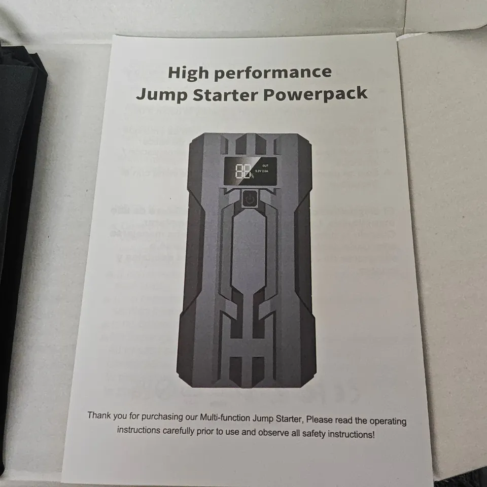 JUMP STARTER POWERPACK – HIGH PERFORMANCE