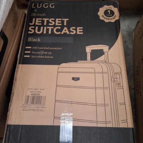 BOXED LUGG 28" JETSET SUITCASE - BLACK 