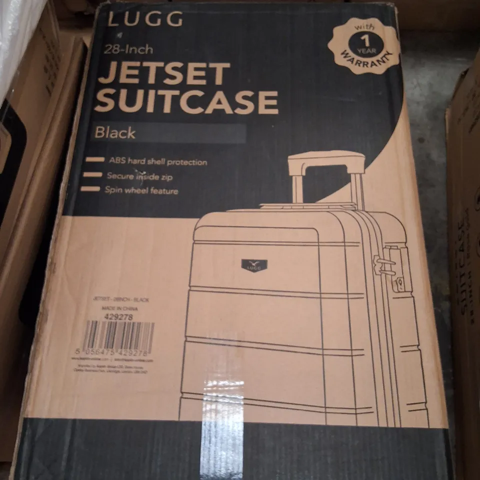 BOXED LUGG 28" JETSET SUITCASE - BLACK