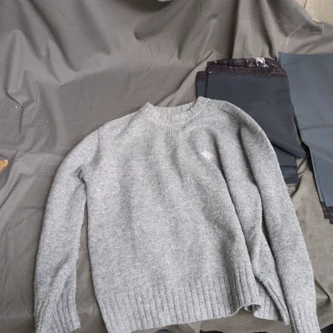 THE COUTURE CLUB GREY KNIT JUMPER – SIZE S