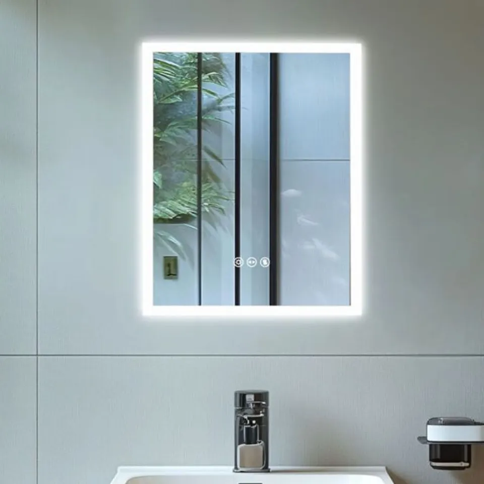 BOXED FRONT LIGHTED VANITY MIRROR 