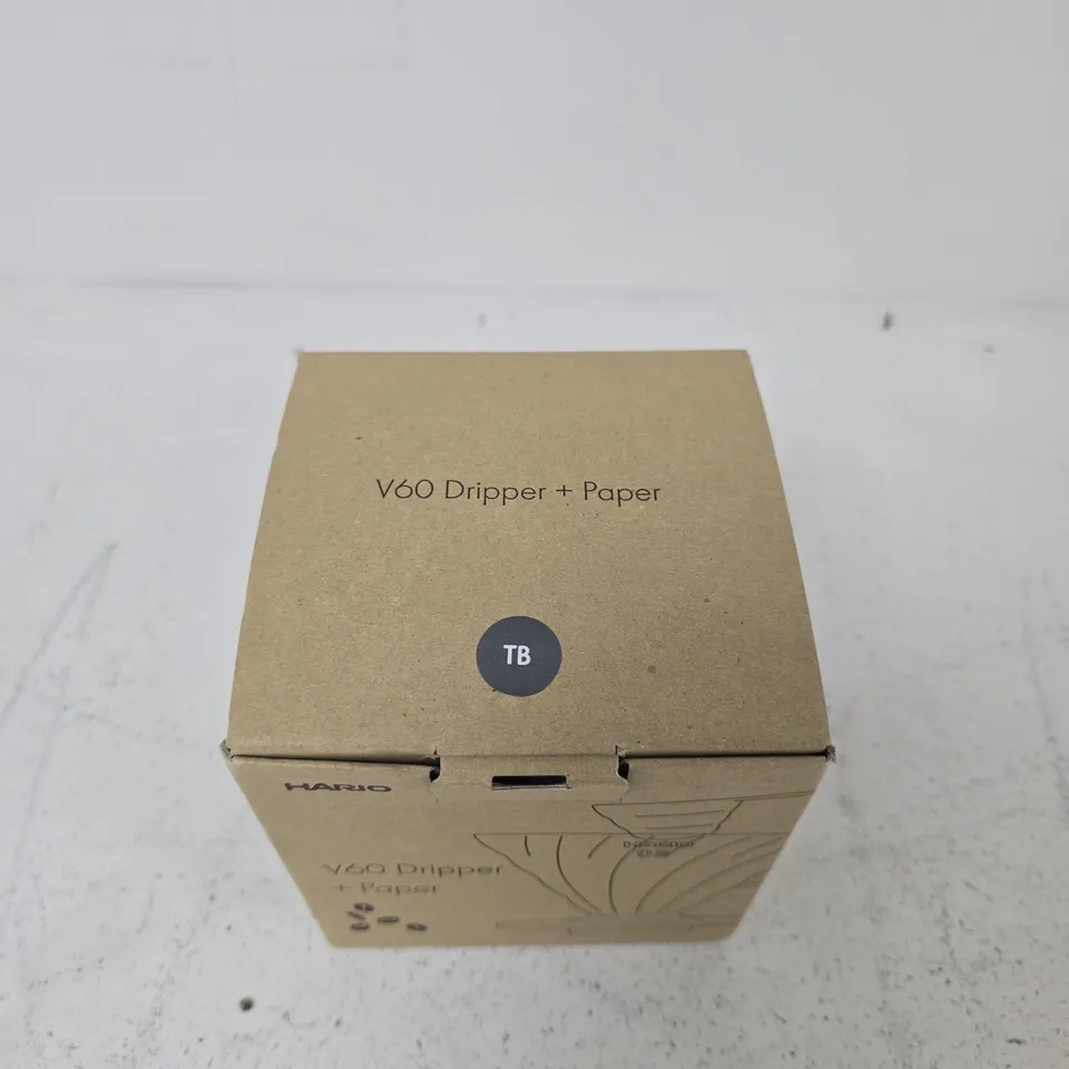 HARIO V60 DRIPPER + PAPER – BOXED (SIZE 02)
