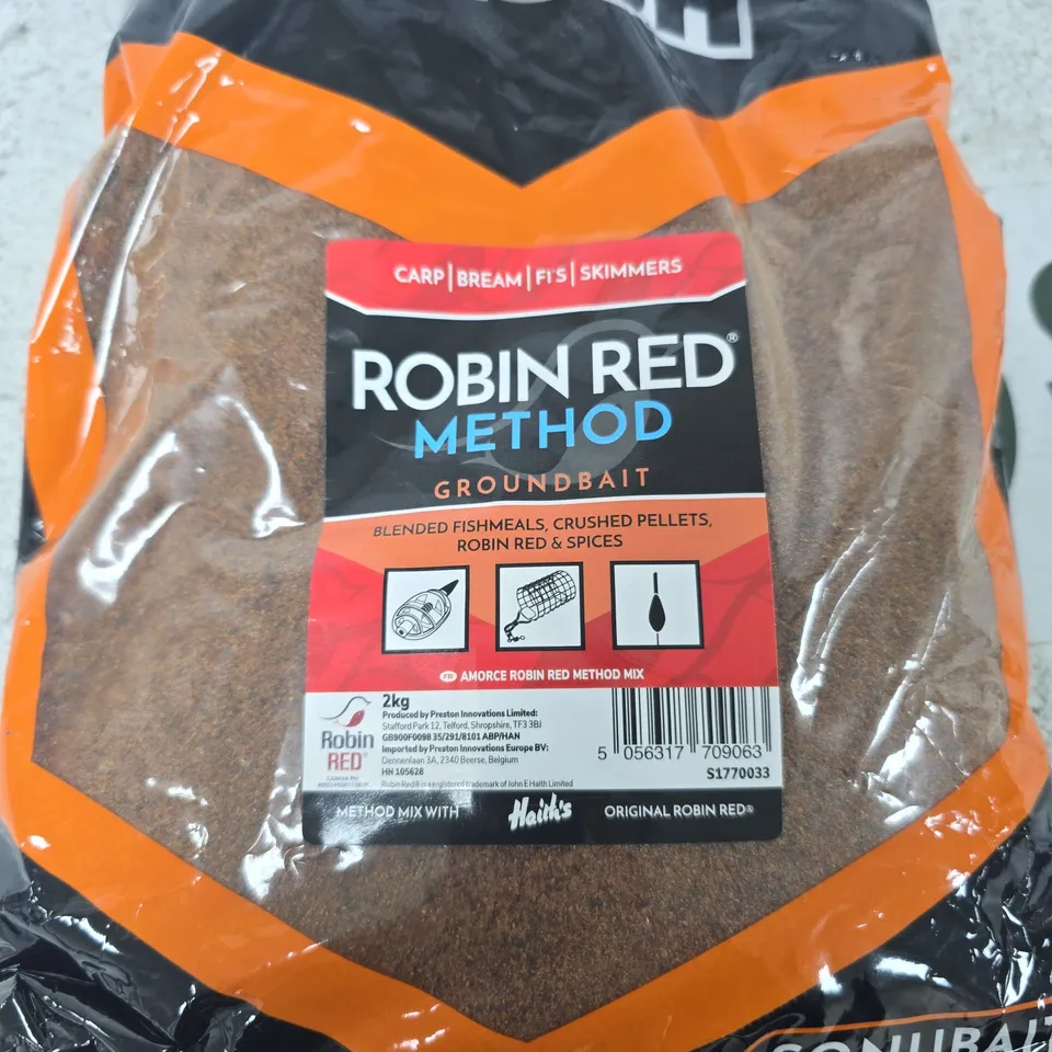 ROBIN RED METHOD GROUNDBAIT – 2KG (SONUBAITS)