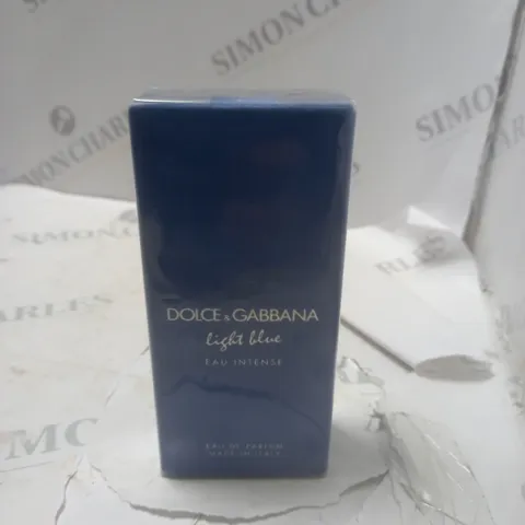 BOXED AND SEALED DOLCE AND GABBANA LIGHT BLUE EAU INTENSE 50ML